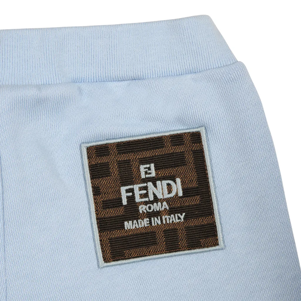 Fendi Kids Logo Patch Track Pants