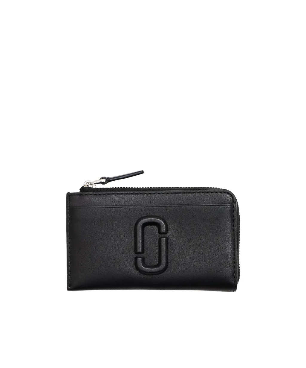 Marc Jacobs The Leather J Marc Top Zip Multi Wallet
