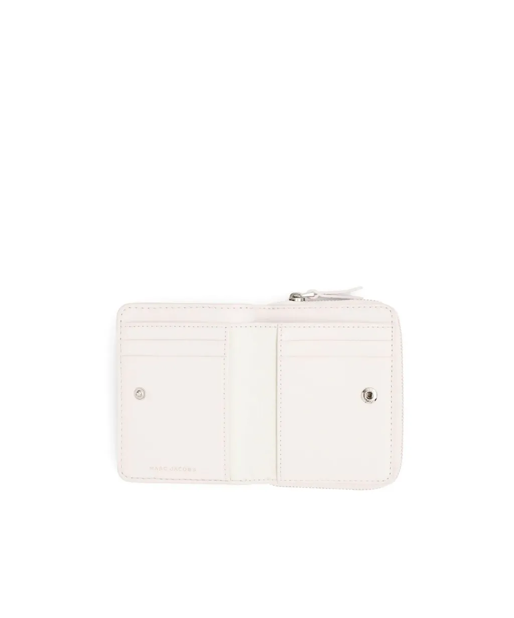 Marc Jacobs Logo Printed Zipped Mini Compact Wallet
