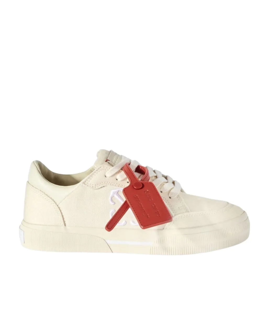 Off-White New Low Vulcanized Lace-Up Sneakers
