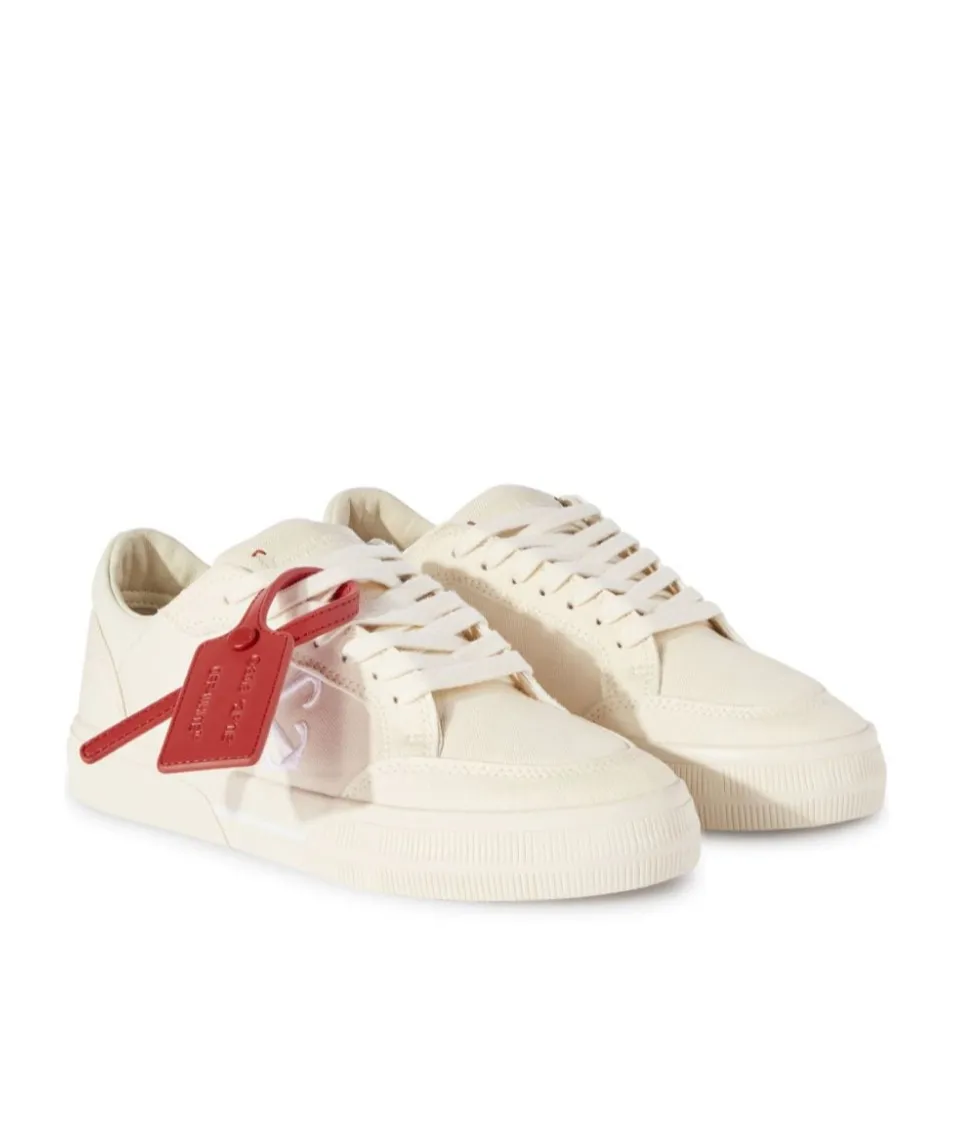 Off-White New Low Vulcanized Lace-Up Sneakers