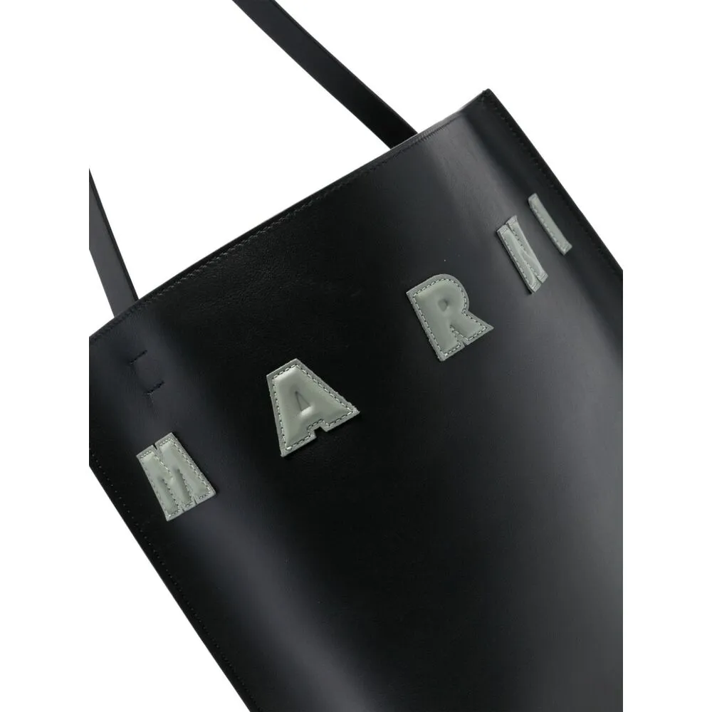 Marni Logo Patch Shoulder Bag