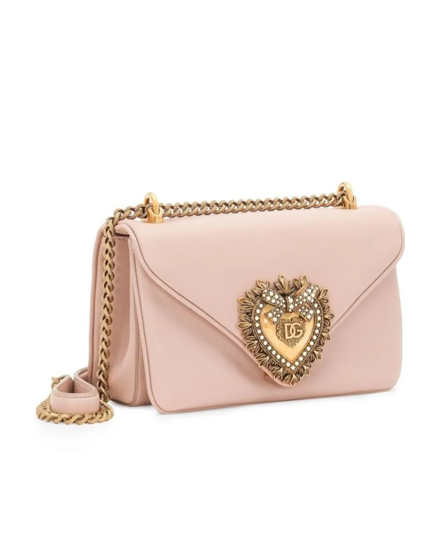 Dolce & Gabbana Devotion Foldover Top Shoulder Bag