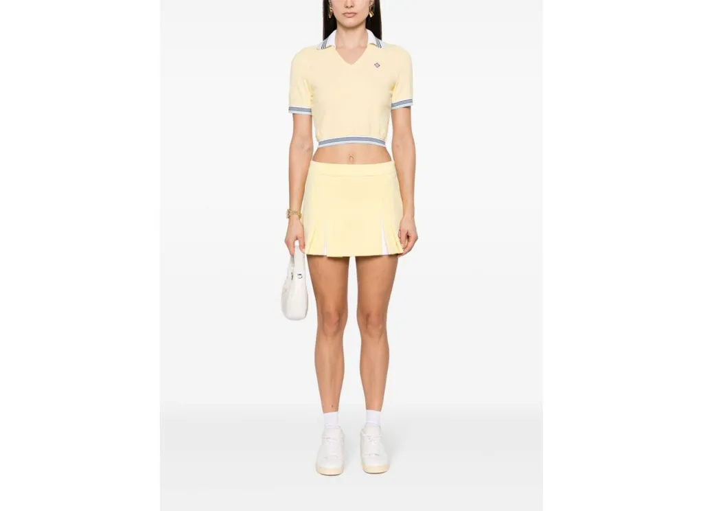 Casablanca Pleated Mini Skirt