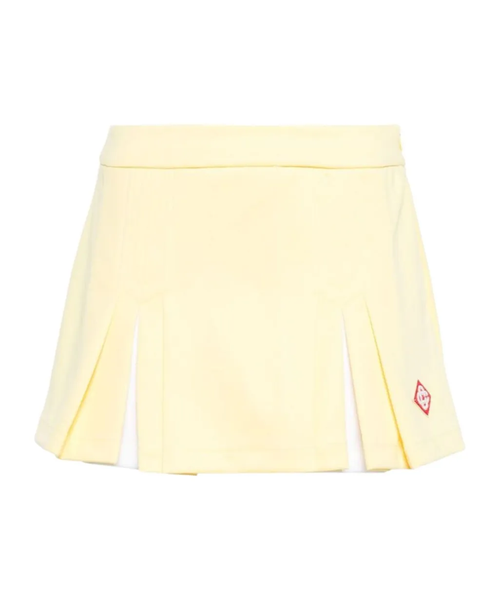 Casablanca Pleated Mini Skirt