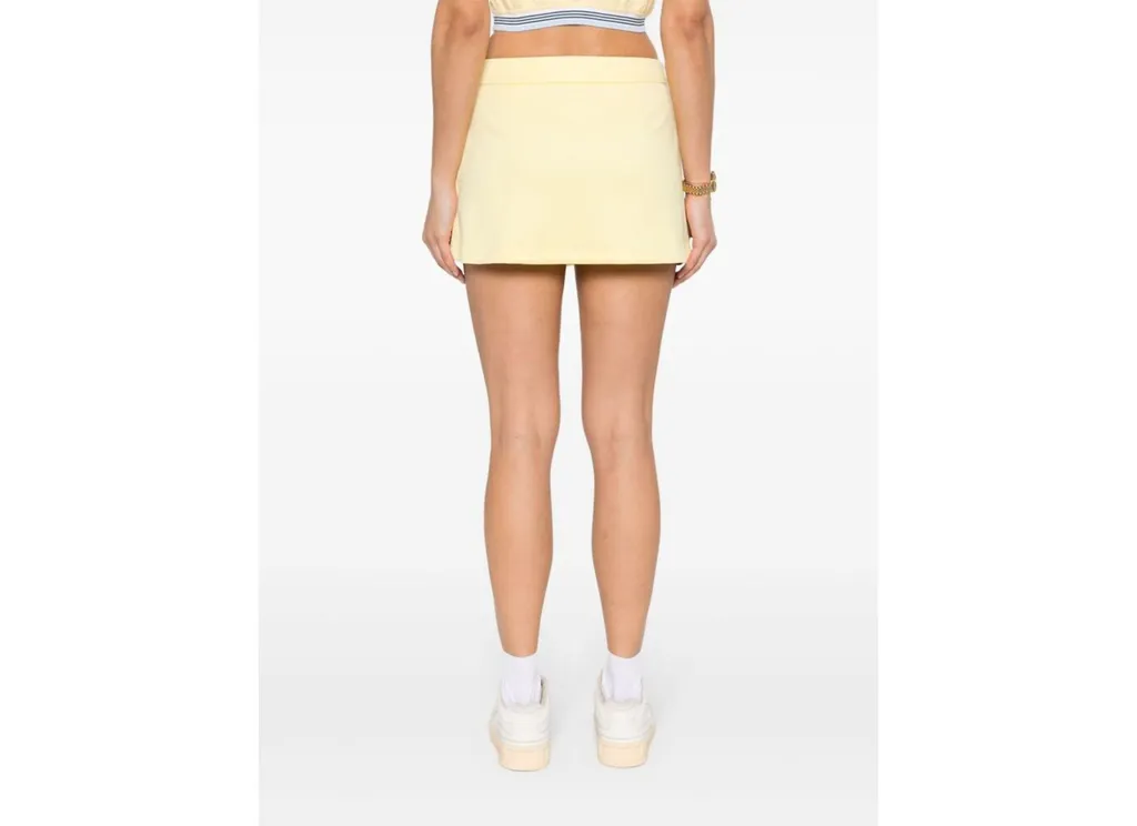 Casablanca Pleated Mini Skirt