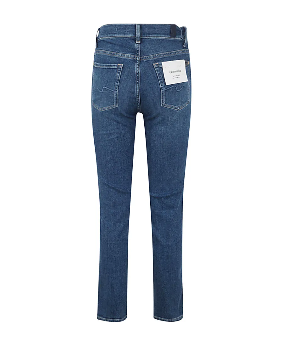 7 For All Mankind Slim Fit Cropped Jeans