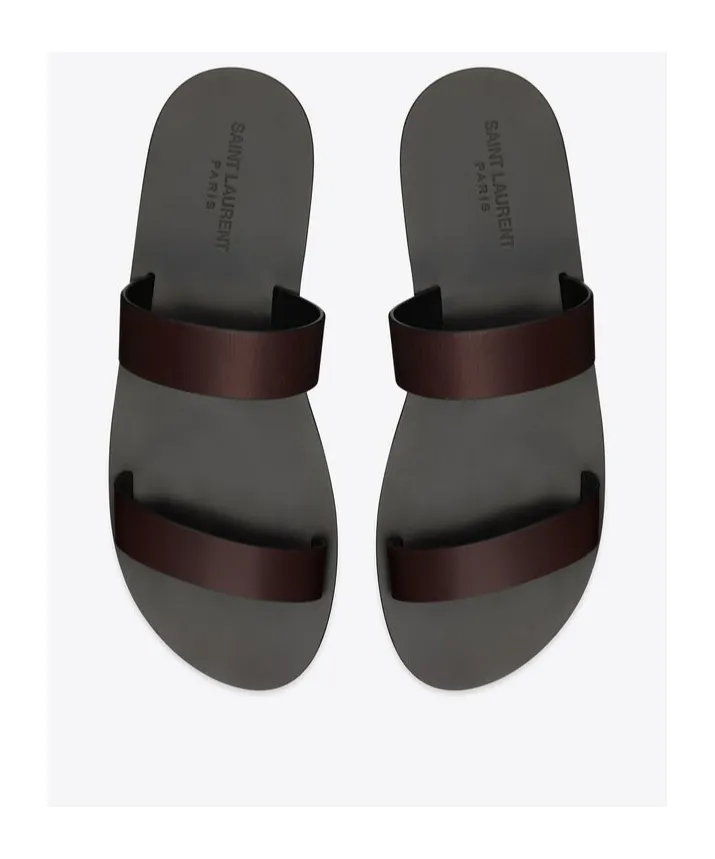 Saint Laurent Pepe Open Toe Slides