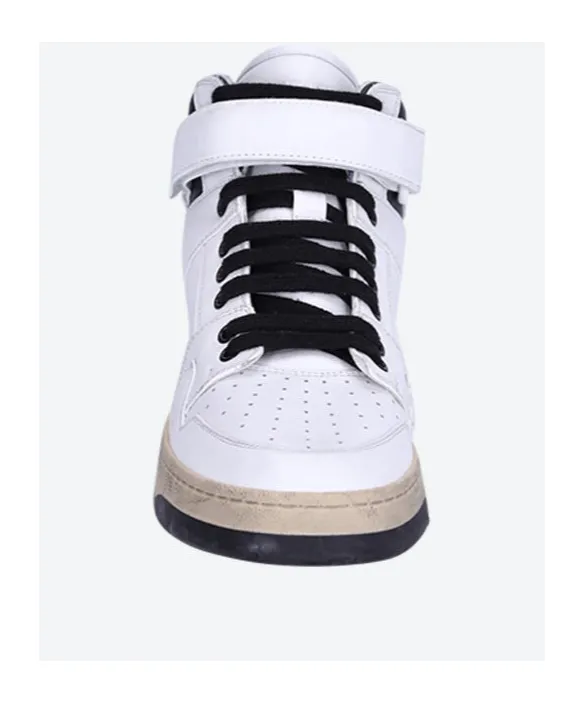 Saint Laurent Round Toe Lace-Up Sneakers
