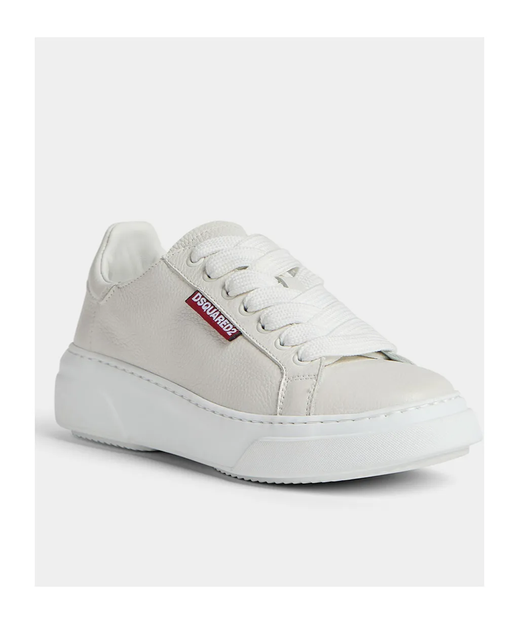 Dsquared2 Logo-Embossed Round-Toe Lace-Up Sneakers