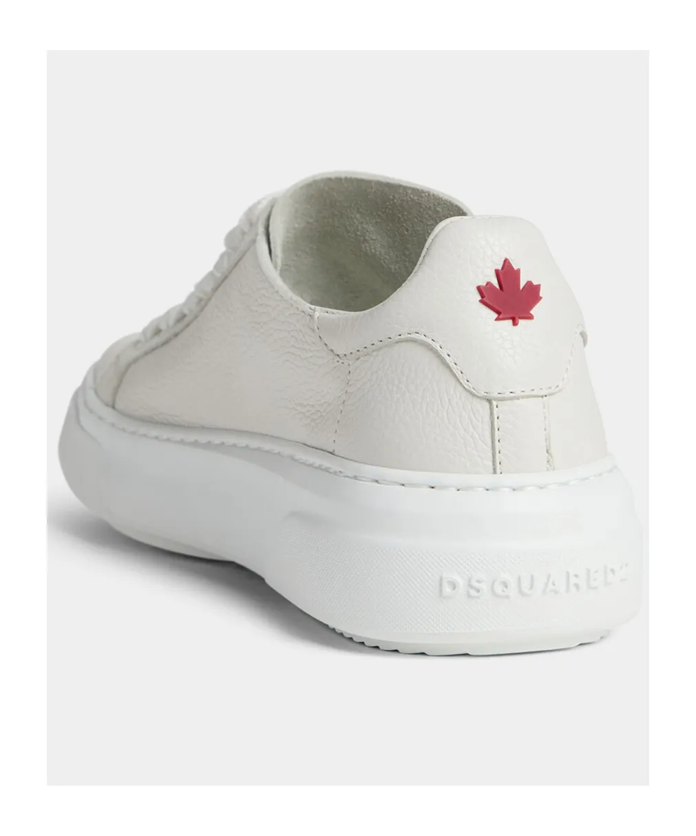 Dsquared2 Logo-Embossed Round-Toe Lace-Up Sneakers