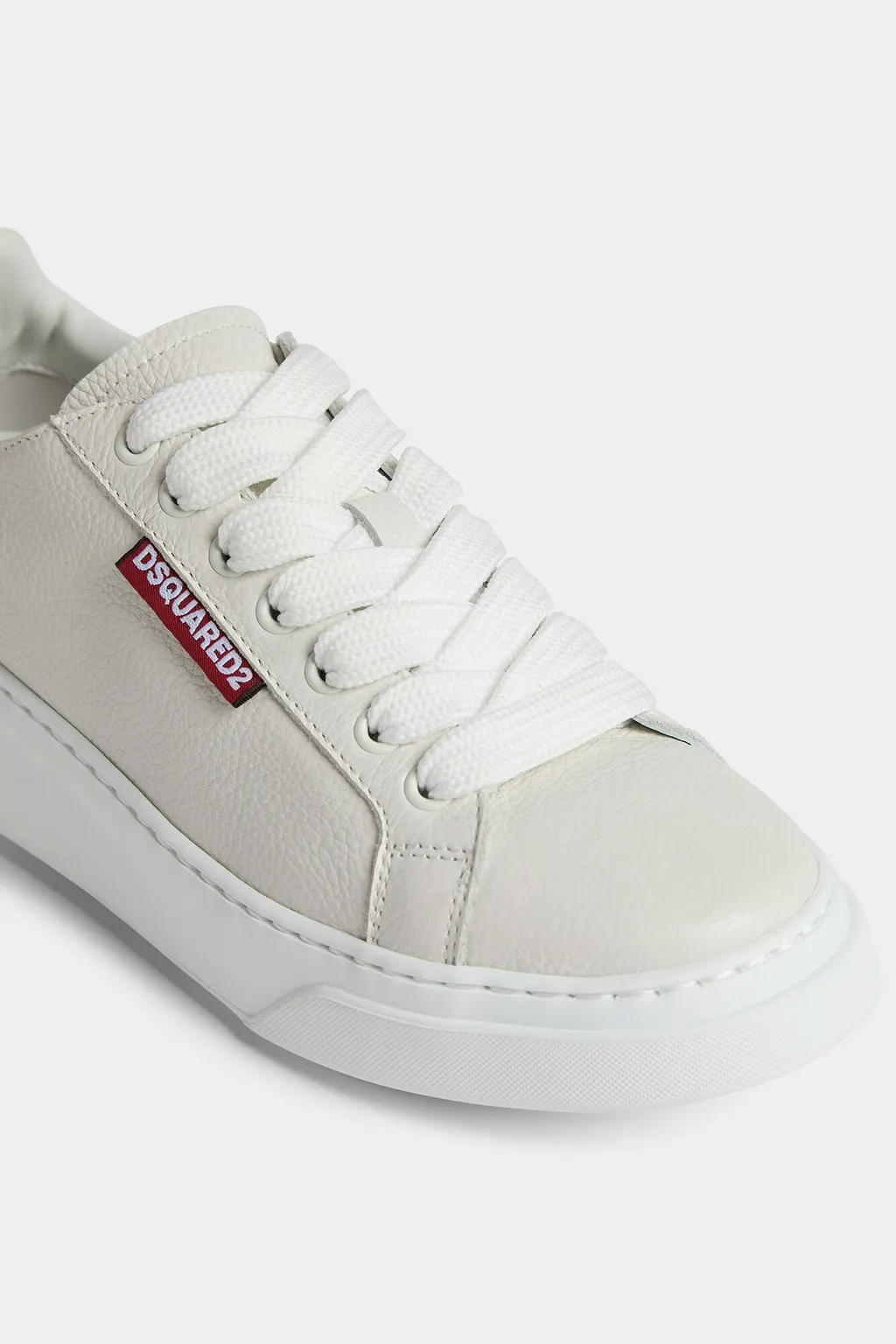Dsquared2 Logo-Embossed Round-Toe Lace-Up Sneakers