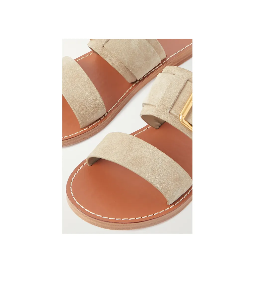 Chloé Rebecca Double-Strap Slides