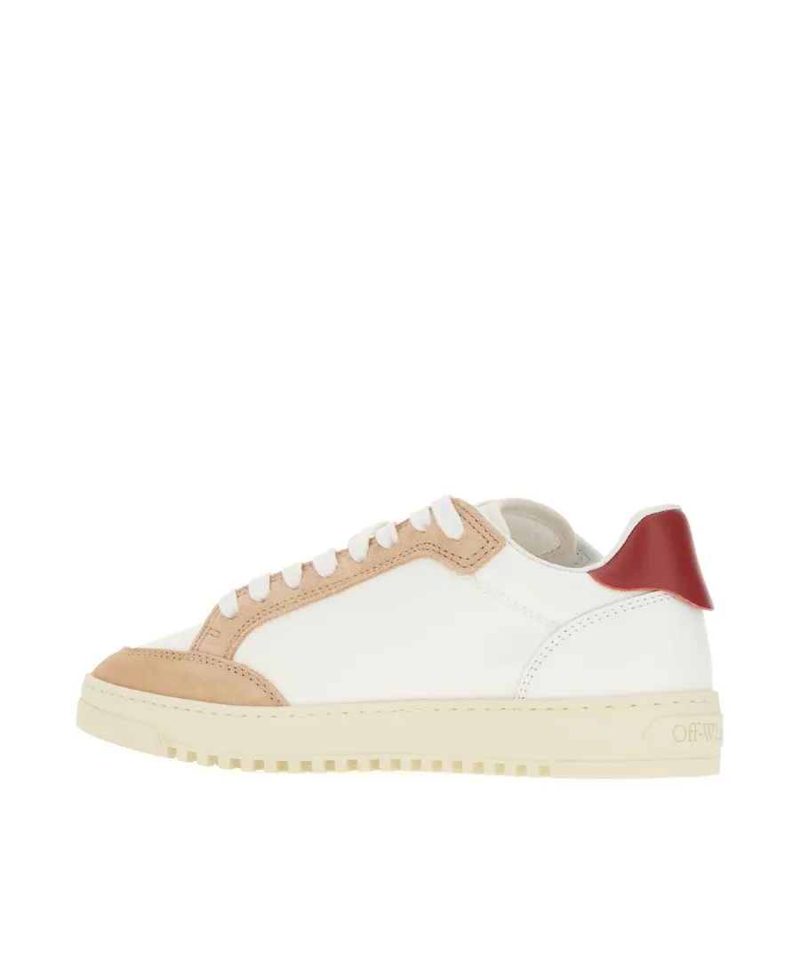 Off-White 5.0 Round Toe Lace-Up Sneakers