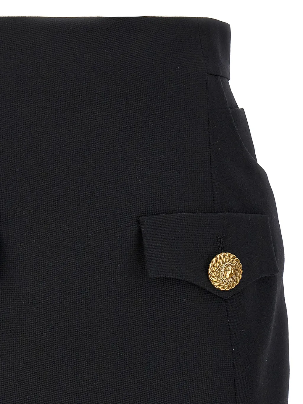 Balmain Zip-Up Mini Skirt