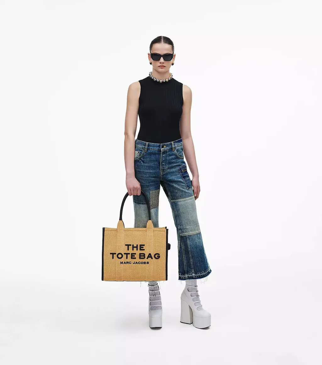Marc Jacobs The Large Woven Top Handle Bag