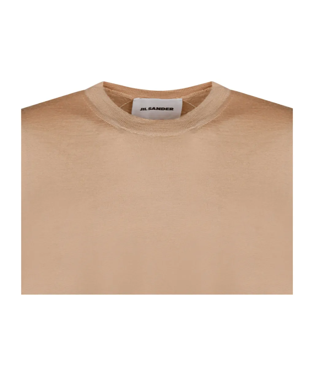 Jil Sander Short-Sleeved Knitted T-Shirt