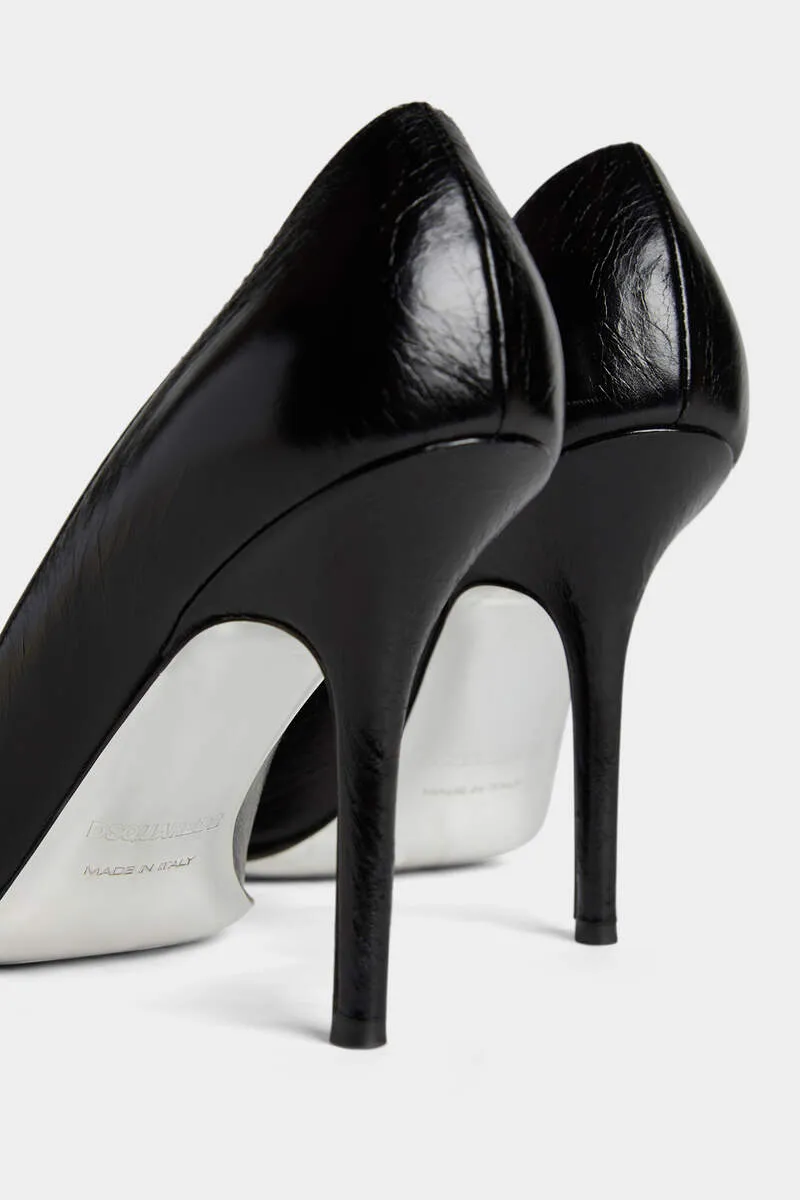 Dsquared2 Logo Plaque Pointed-Toe Pumps