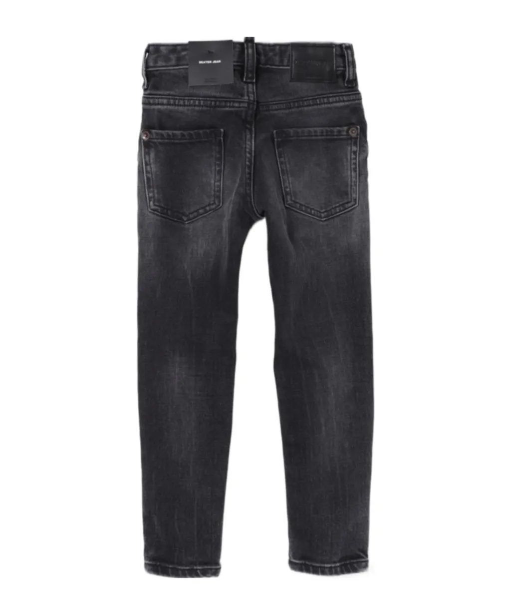 Dsquared2 Kids Skater Logo Patch Skinny Jeans