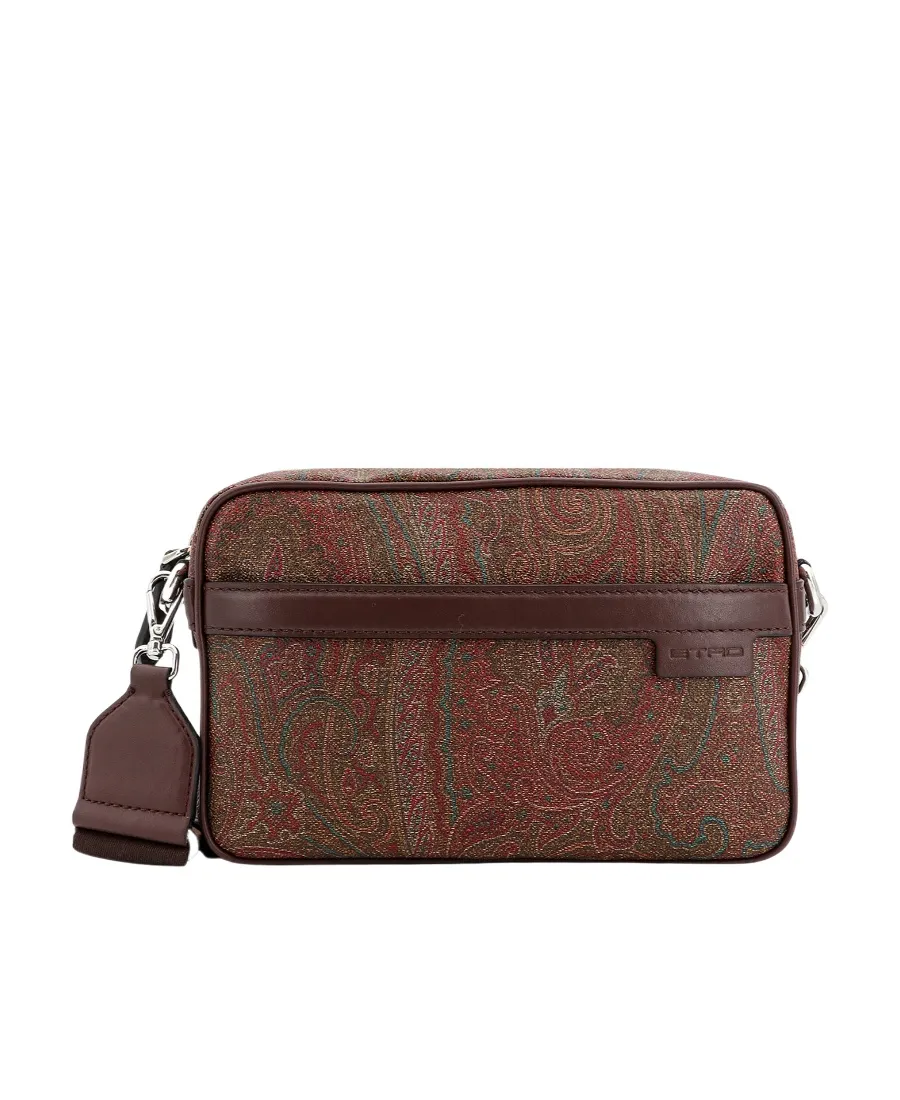 Etro Small Paisley-Printed Zipped Crossbody Bag