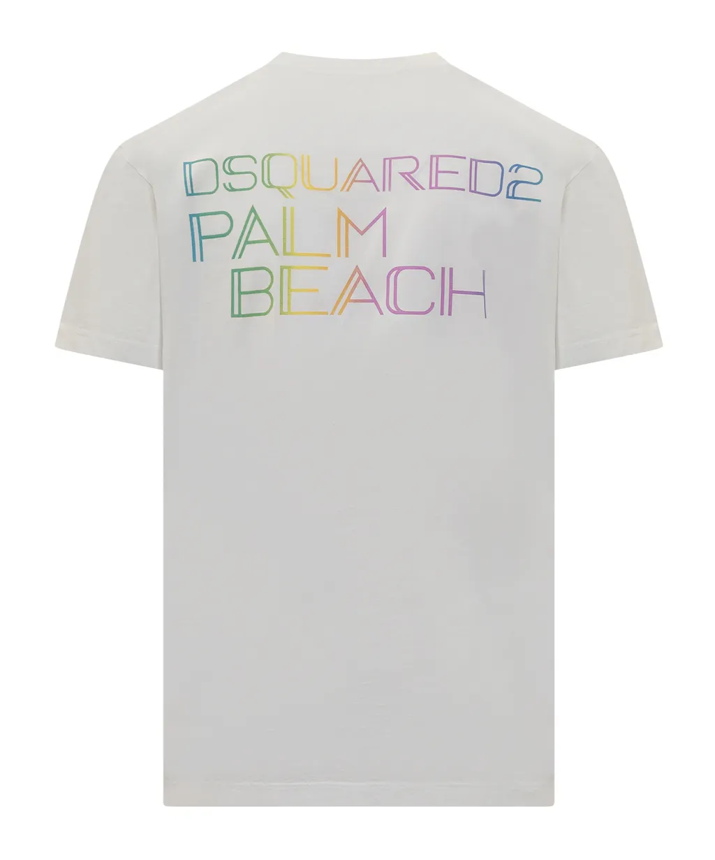 Dsquared2 Logo Printed Crewneck T-Shirt