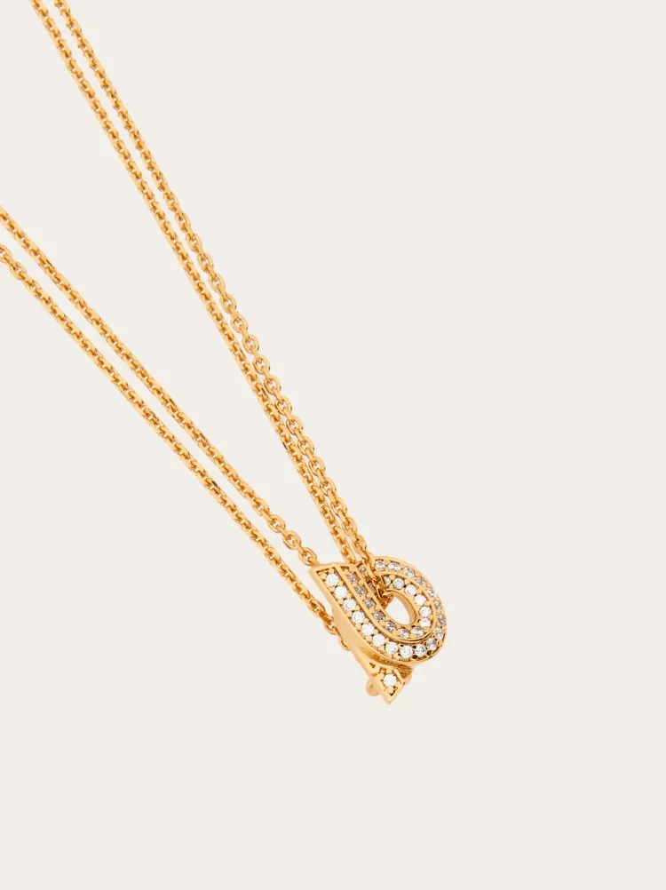 Salvatore Ferragamo Gancini Pendant Necklace