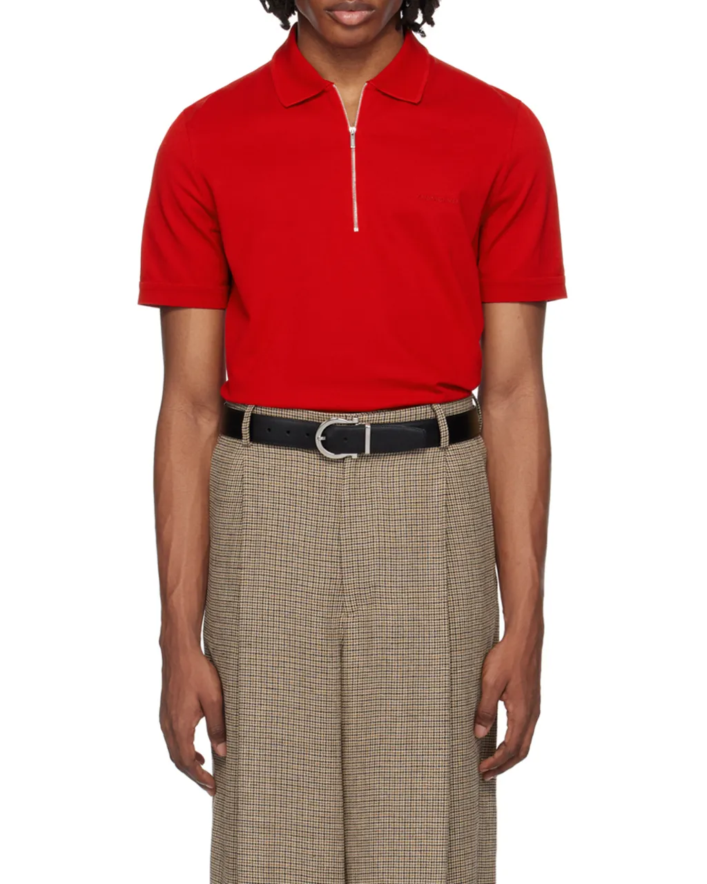 Zip Collar Polo Shirt