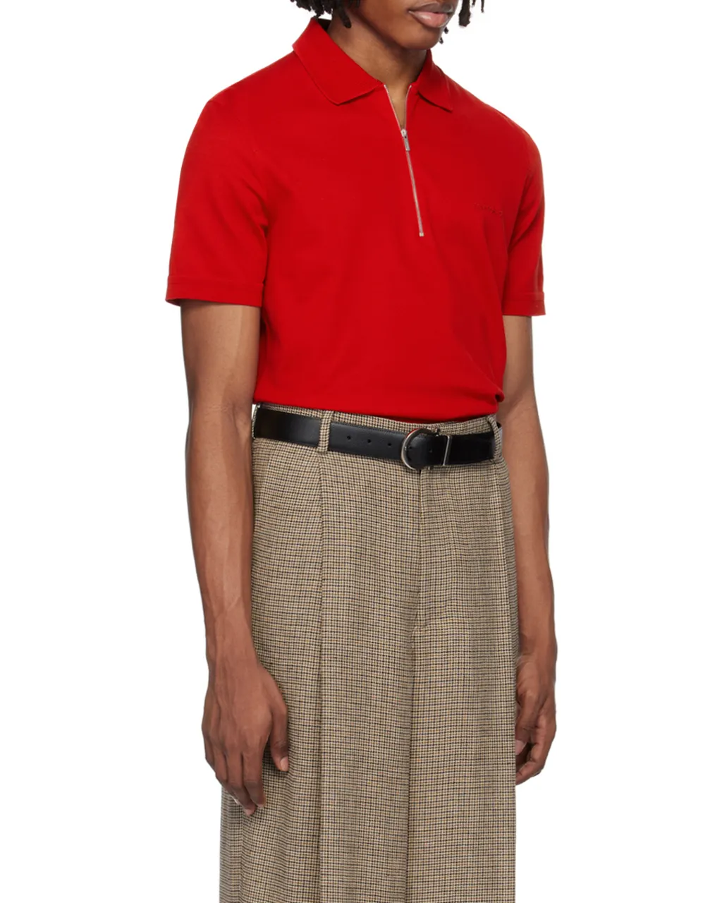 Zip Collar Polo Shirt