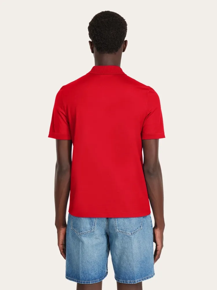 Zip Collar Polo Shirt