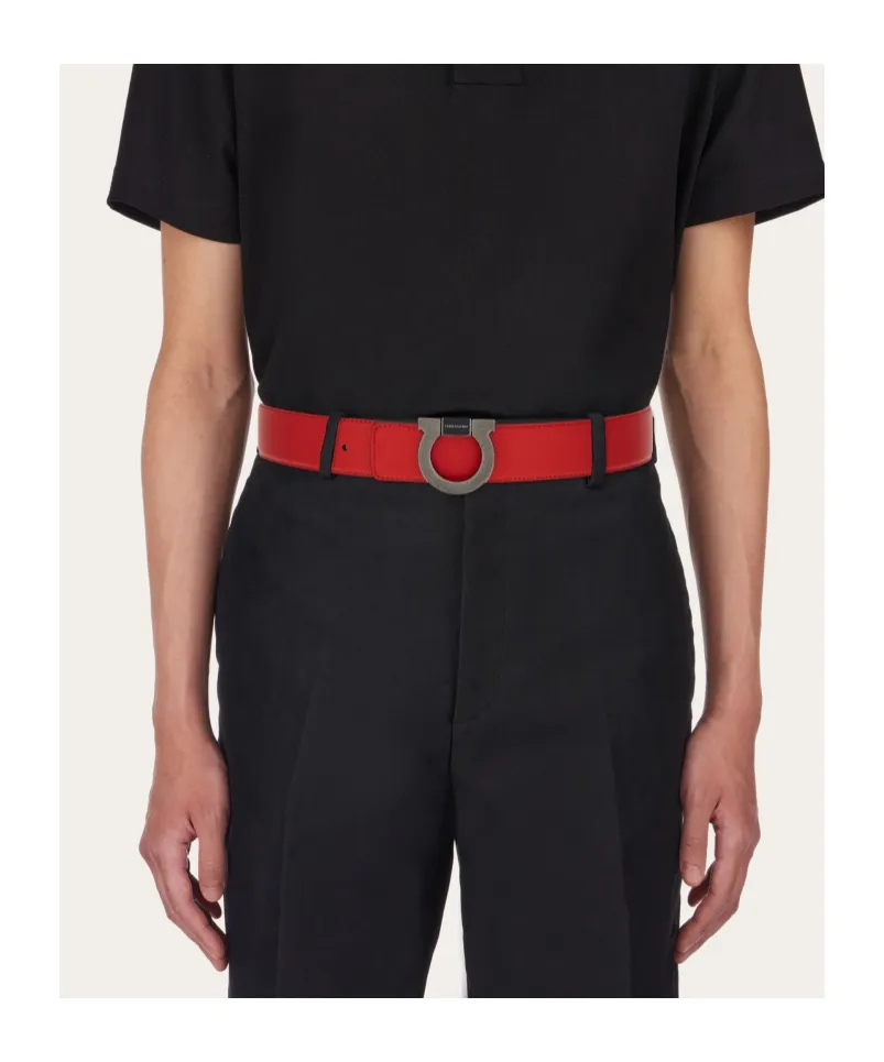 Salvatore Ferragamo Reversible Gancini Belt