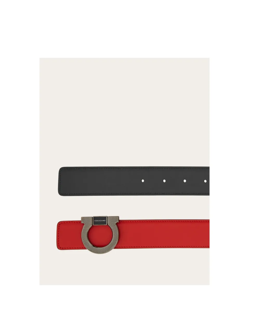 Salvatore Ferragamo Reversible Gancini Belt