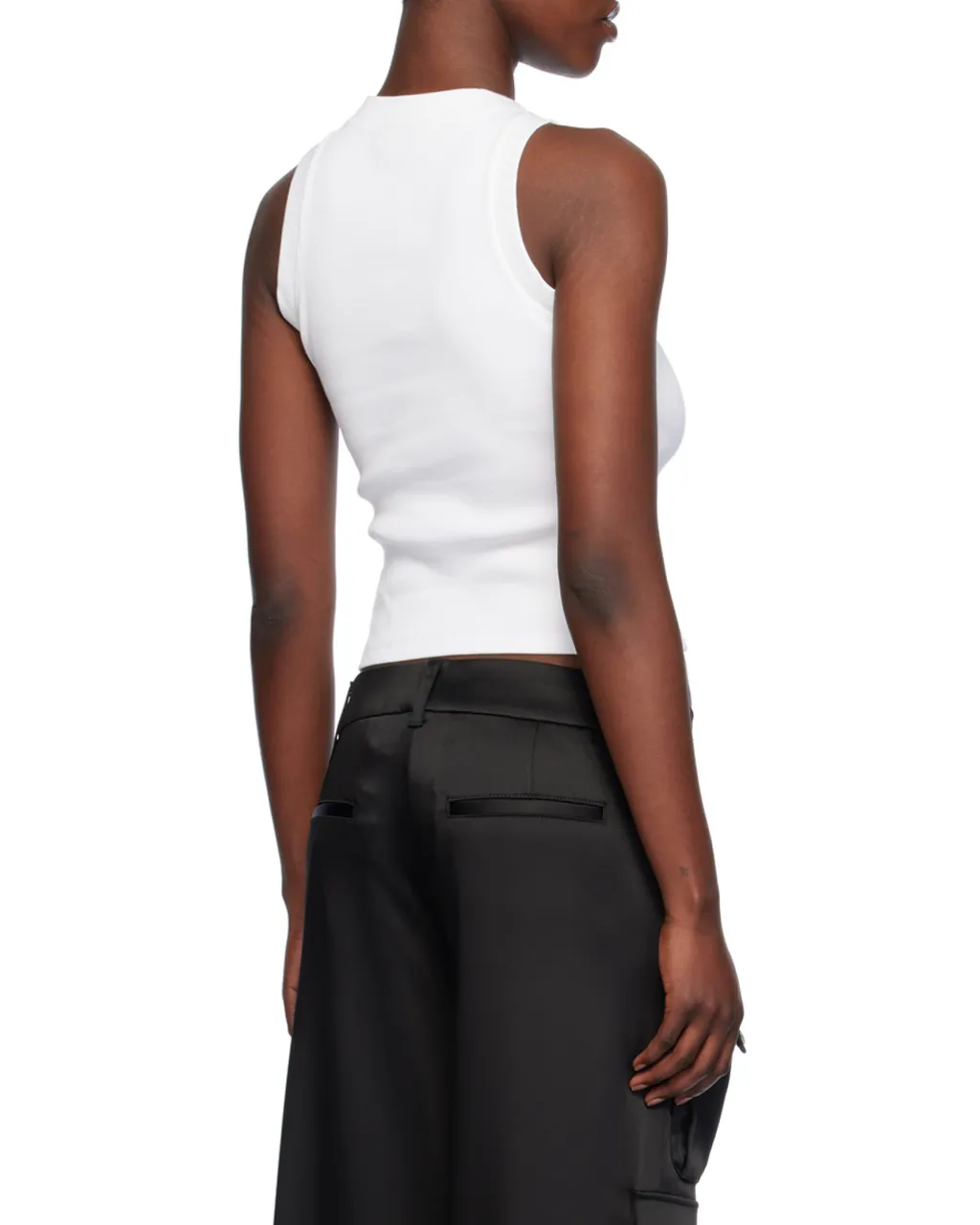 Off-White Crewneck Sleeveless Top