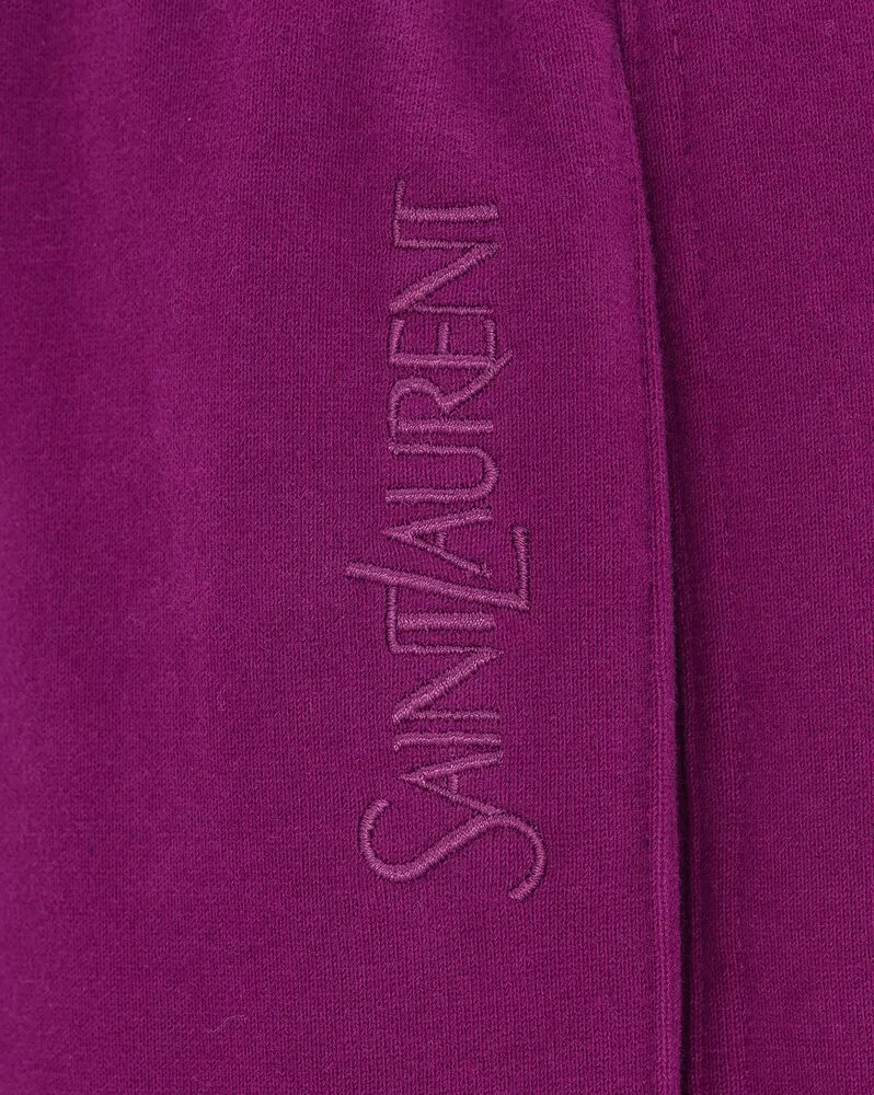 Saint Laurent Drawstring Straight Leg Trousers