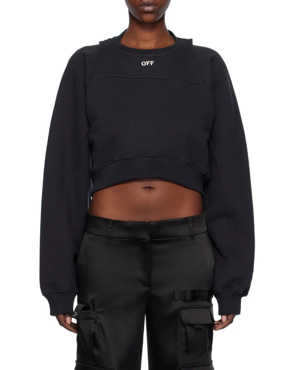 Off-White Crewneck Long-Sleeved Sweatshirt