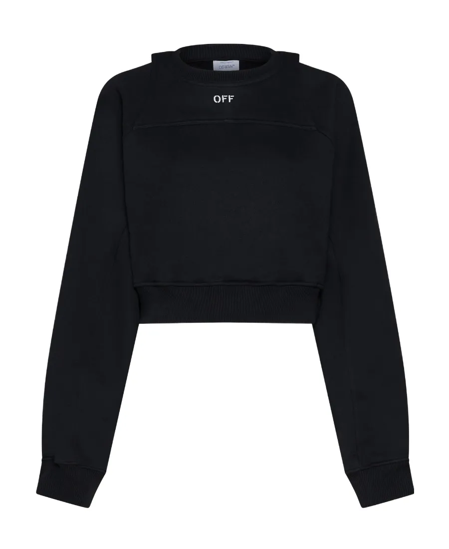 Off-White Crewneck Long-Sleeved Sweatshirt