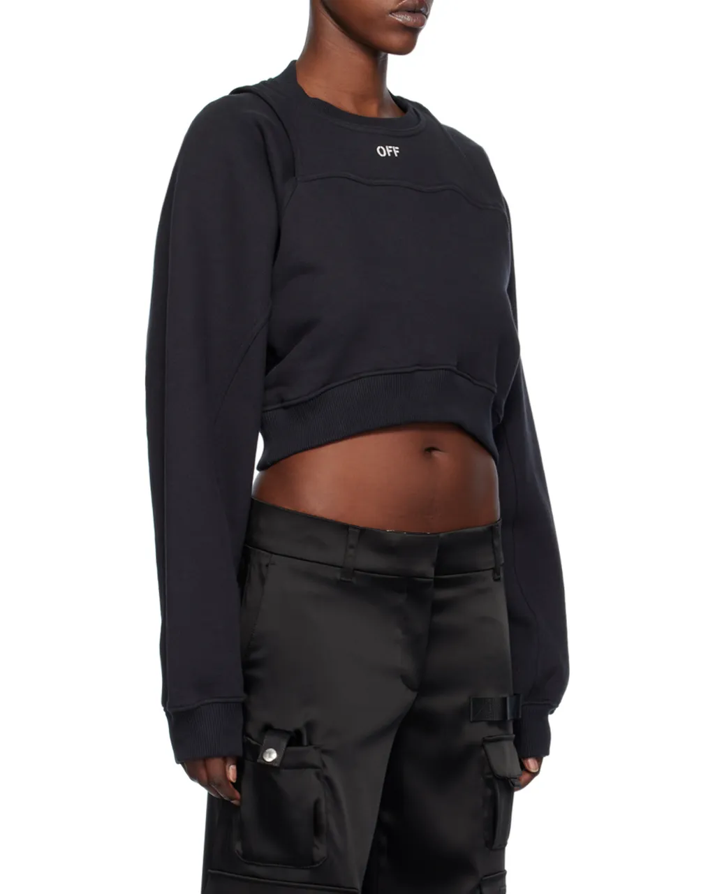 Off-White Crewneck Long-Sleeved Sweatshirt