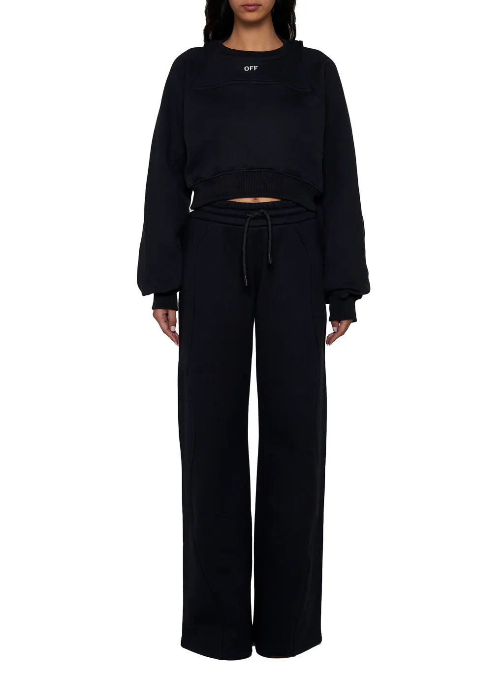 Off-White Crewneck Long-Sleeved Sweatshirt