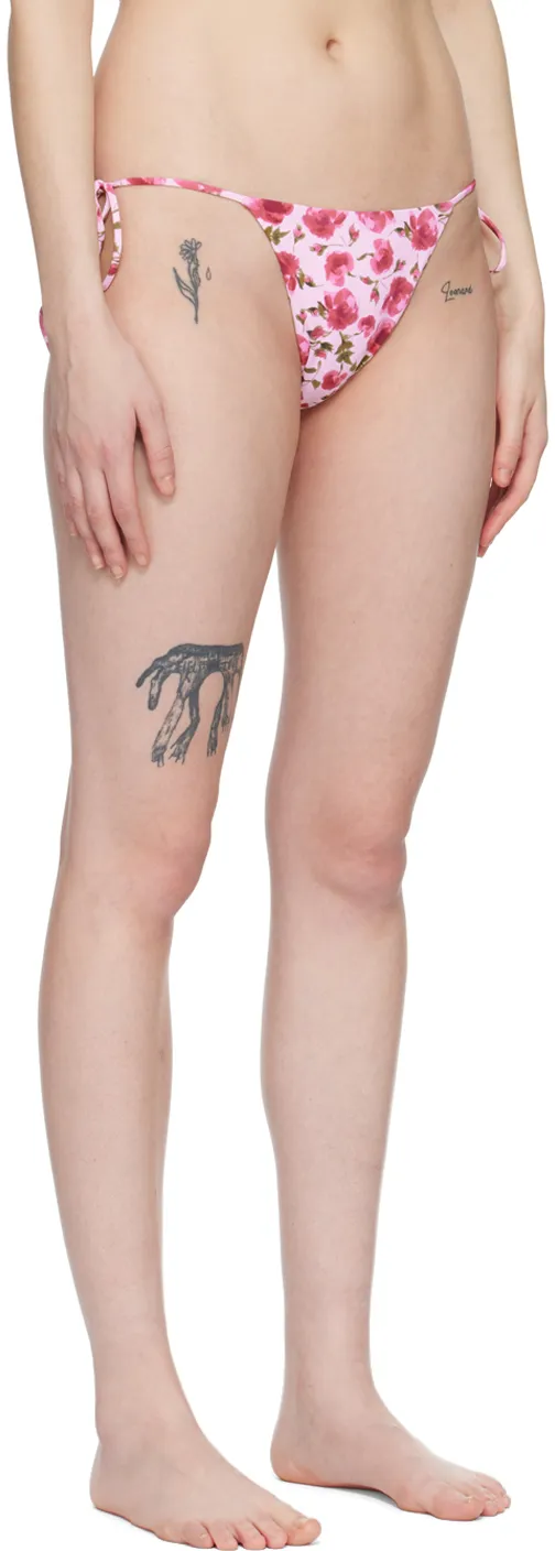 Strap-Up High-Rise Swimming Trunks
