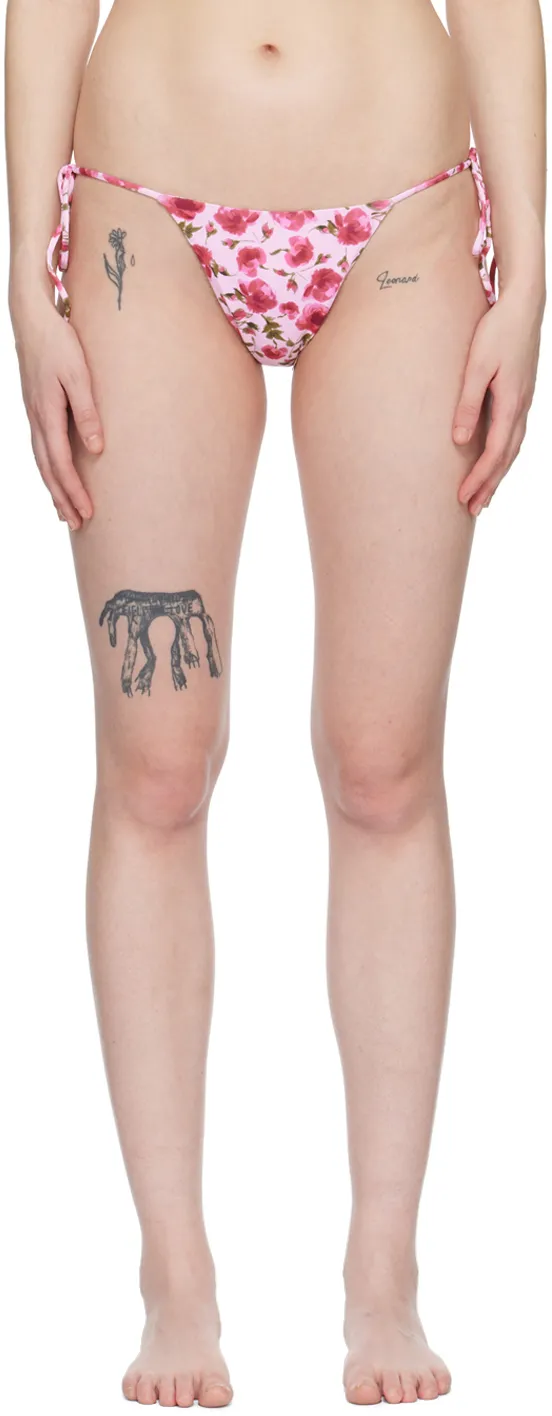 Strap-Up High-Rise Swimming Trunks
