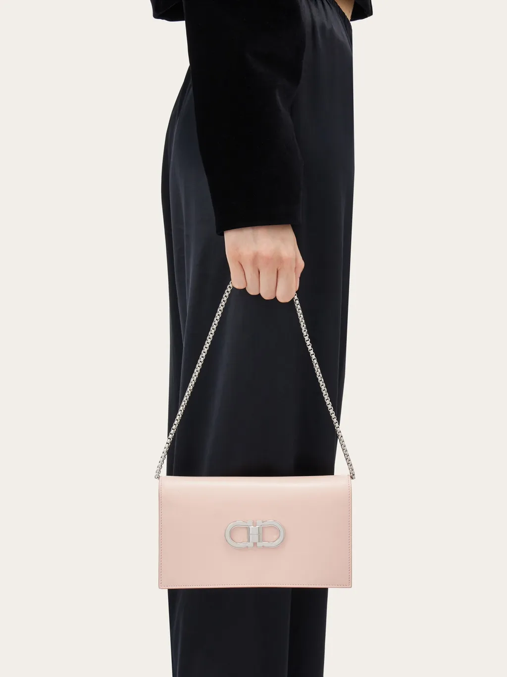 Double Gancini Mini Shoulder Bag