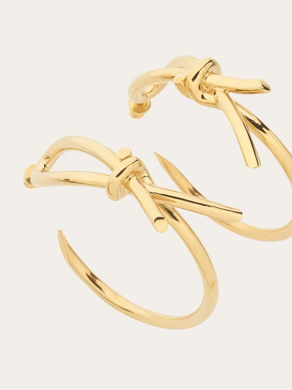 Salvatore Ferragamo Asymmetric Bow Earrings