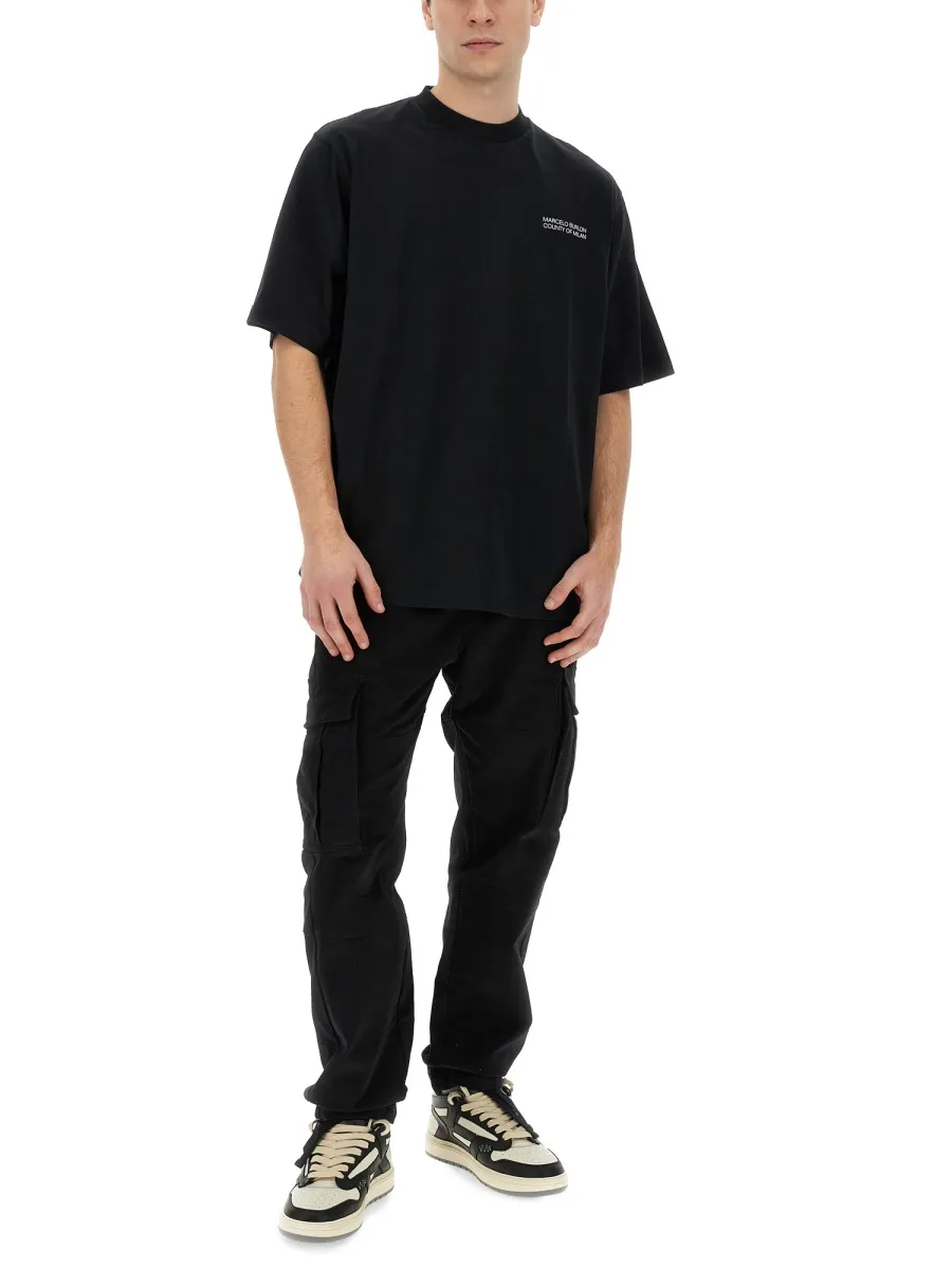 Marcelo Burlon County Of Milan Straight Leg Pants