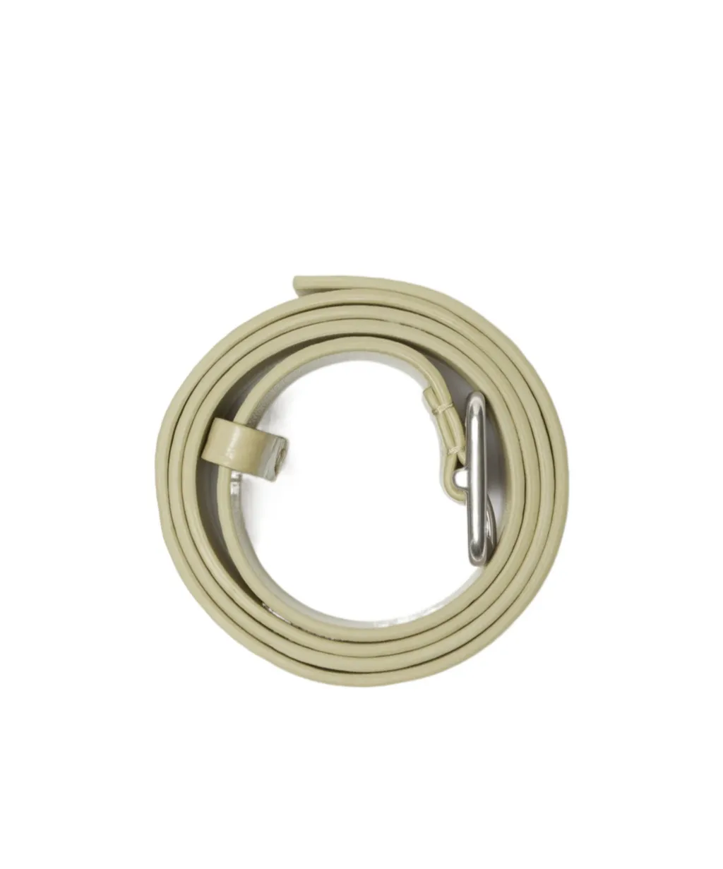 B-Buckle Leather Belt
