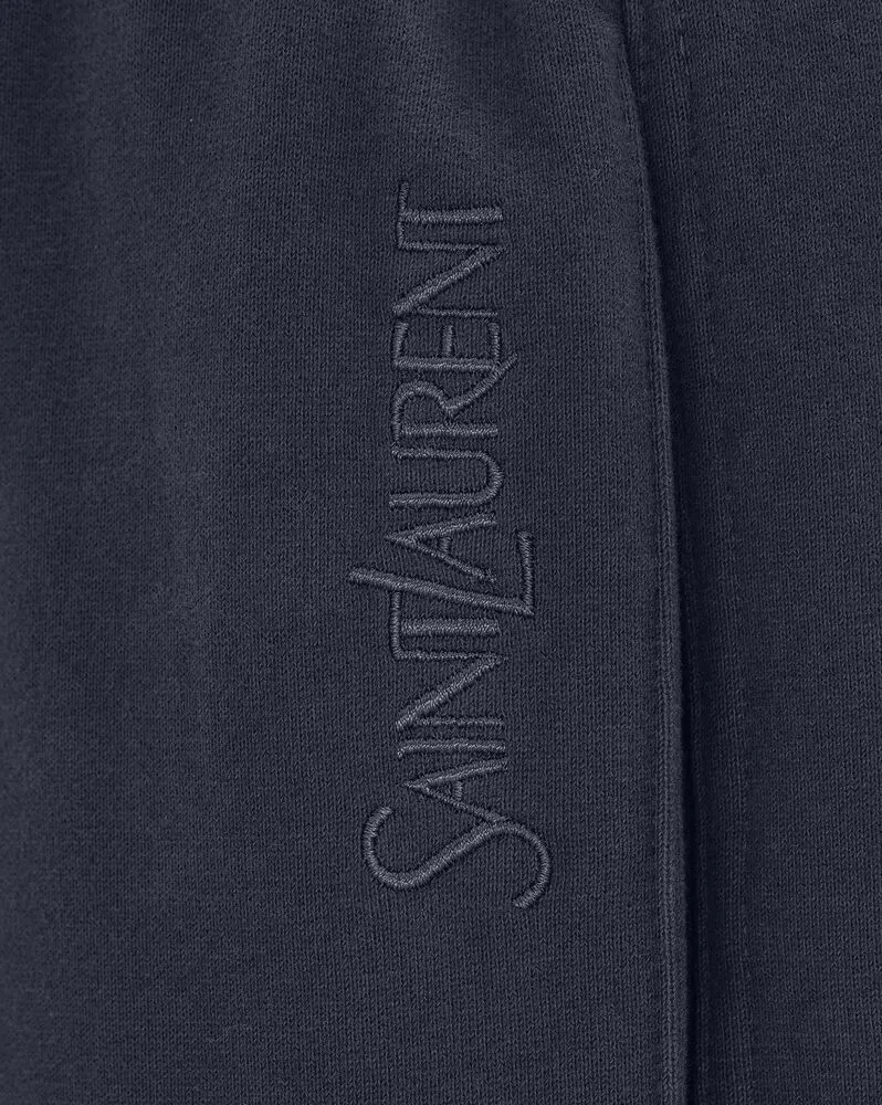 Saint Laurent Drawstring Straight Leg Trousers