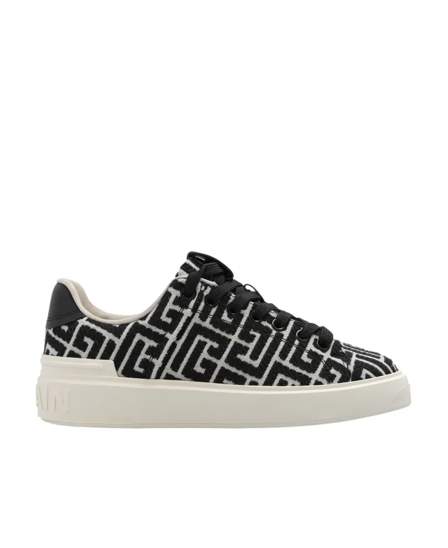 Balmain B-Court Monogram Sneakers