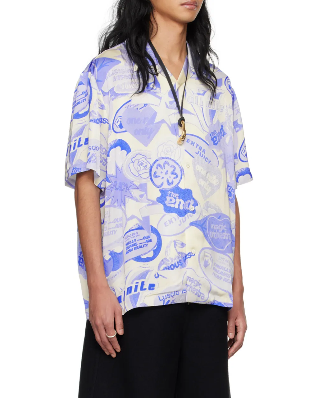 Jil Sander Graphic Printed Short-Sleeved Shirt