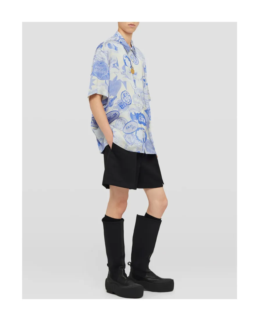 Jil Sander Graphic Printed Short-Sleeved Shirt