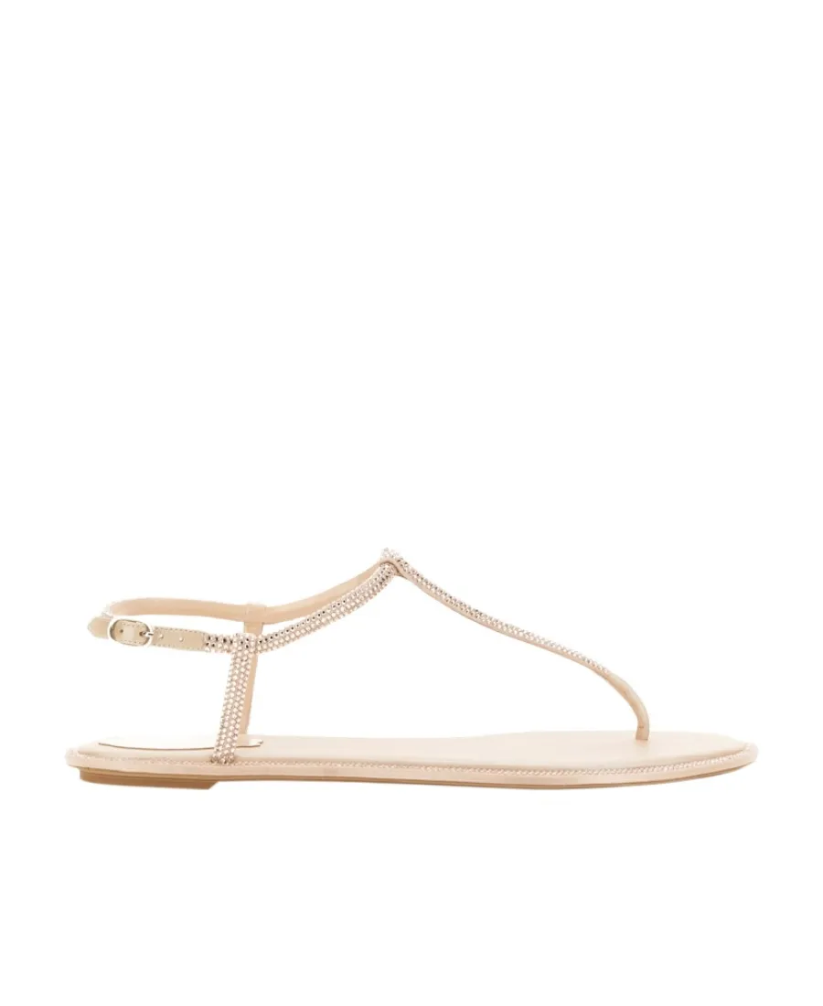 René Caovilla Diana Embellished Thong Sandals