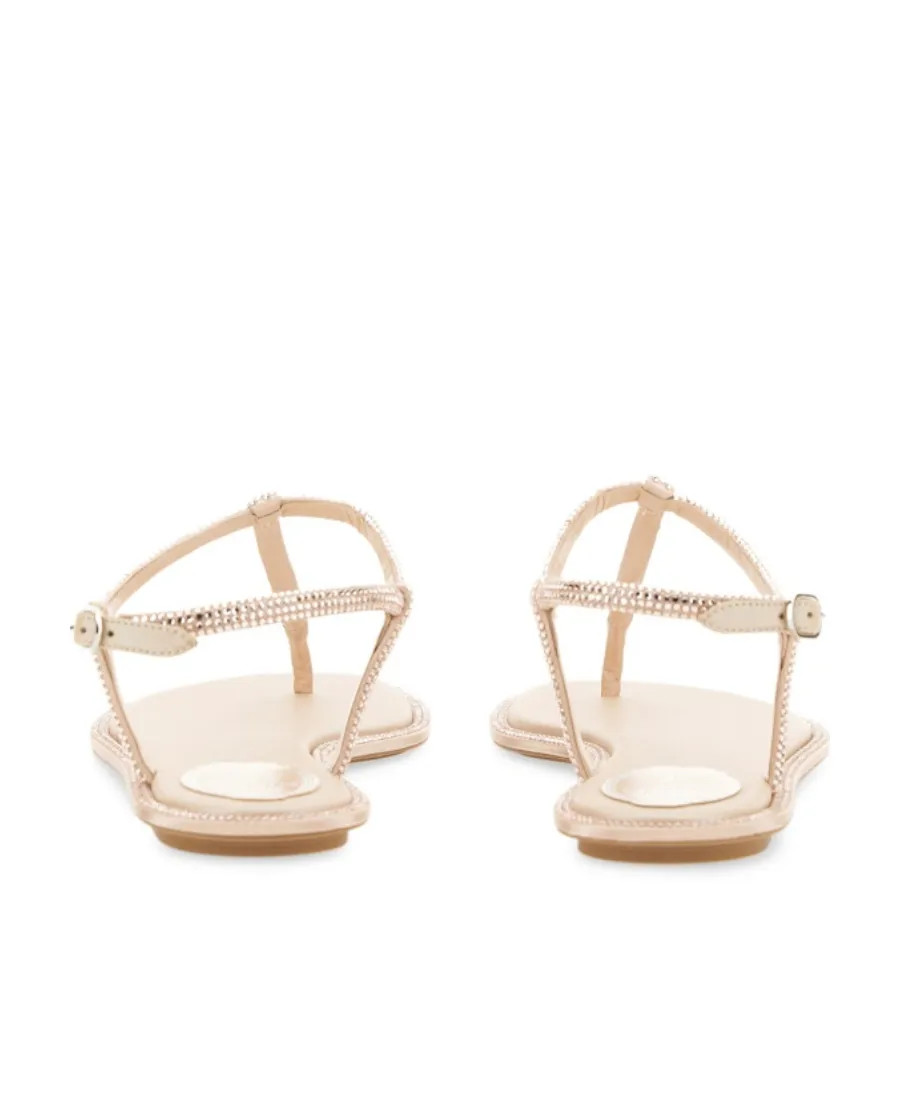 René Caovilla Diana Embellished Thong Sandals
