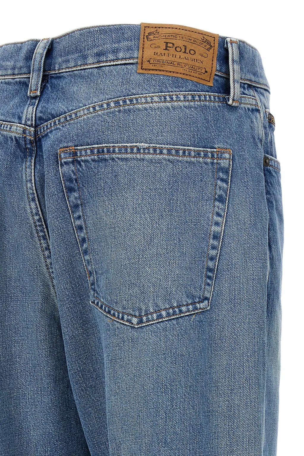 Polo Ralph Lauren Frayed Hem Cropped Jeans